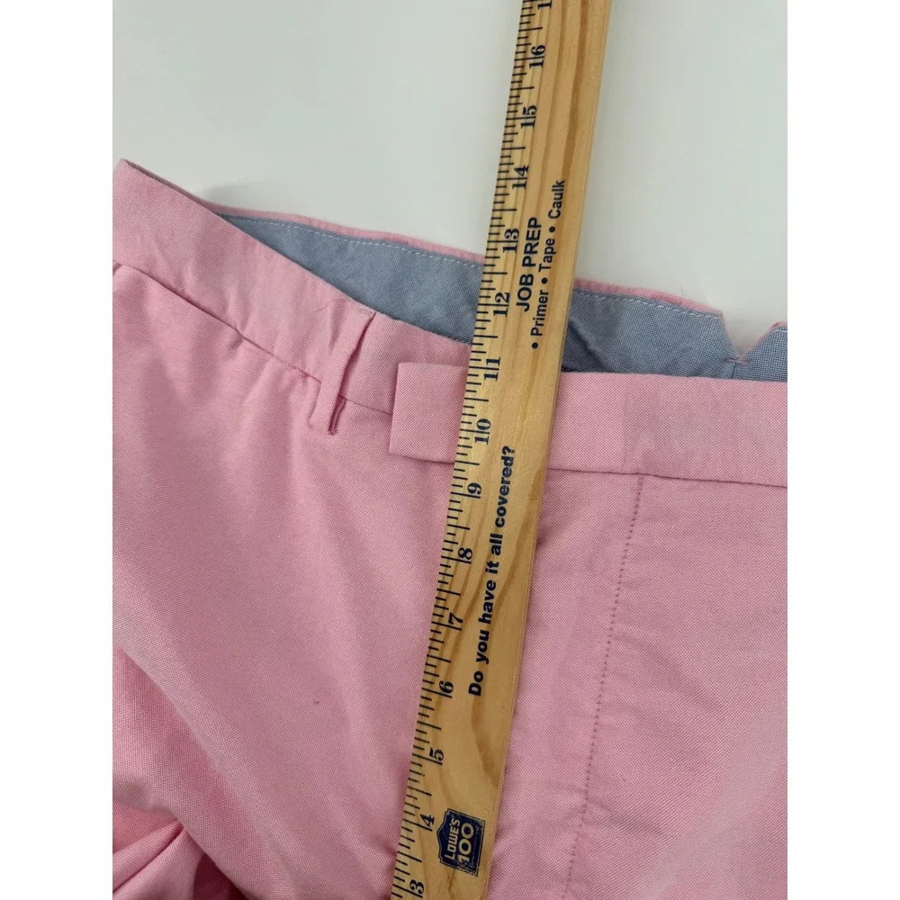 Polo Ralph Lauren Shorts Mens 40 Pink Oxford Cotton Chino Preppy Boat Golf Summe